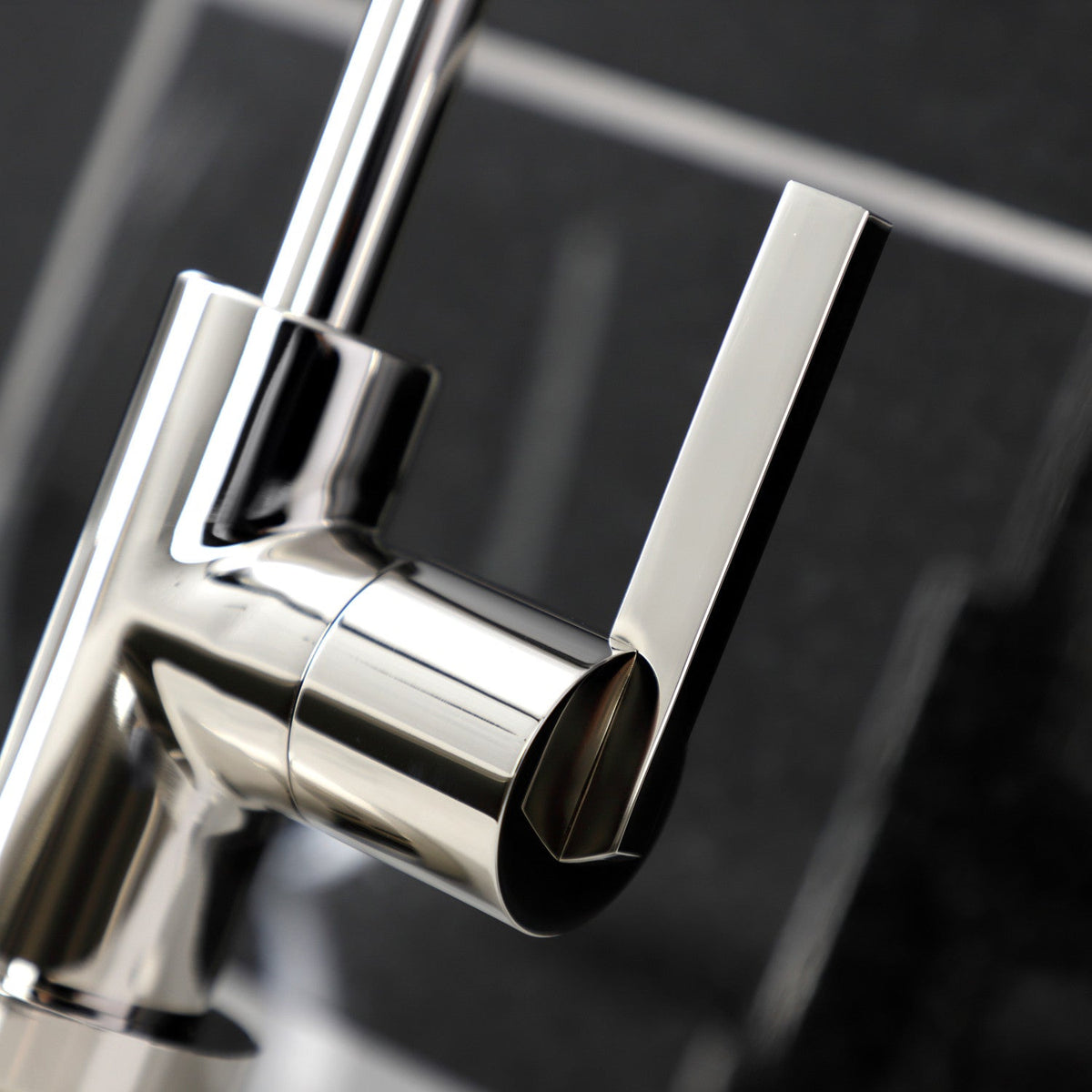 Continental Single-Handle Water Filtration Faucet in Polished Nickel