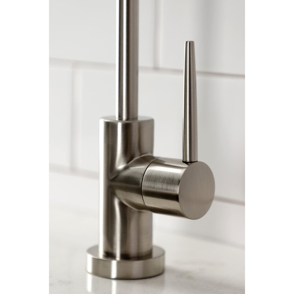 New York Single-Handle Cold Water Filtration Faucet in Brushed Nickel