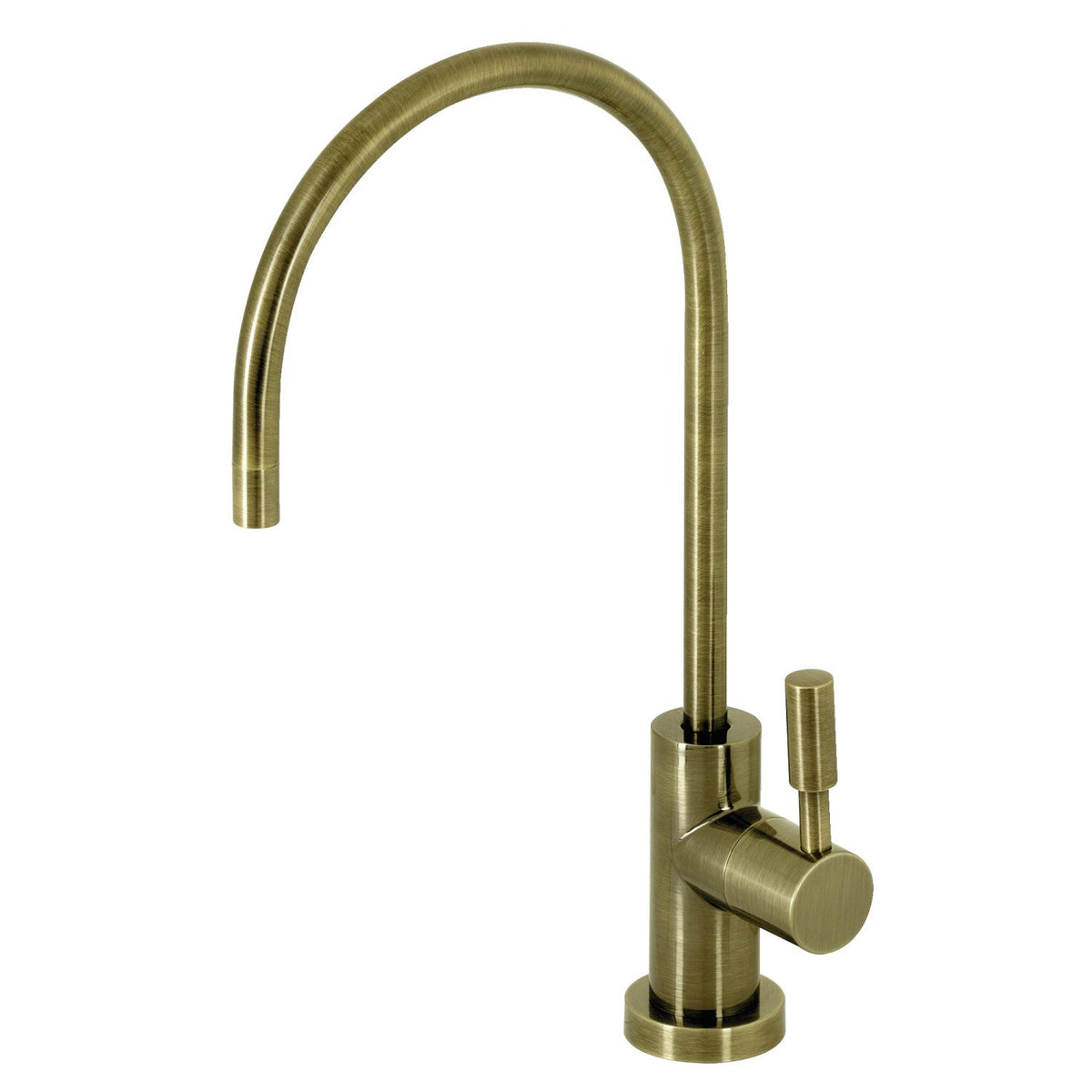 Concord Reverse Osmosis System Filtration Water Air Gap Faucet in Antique Brass