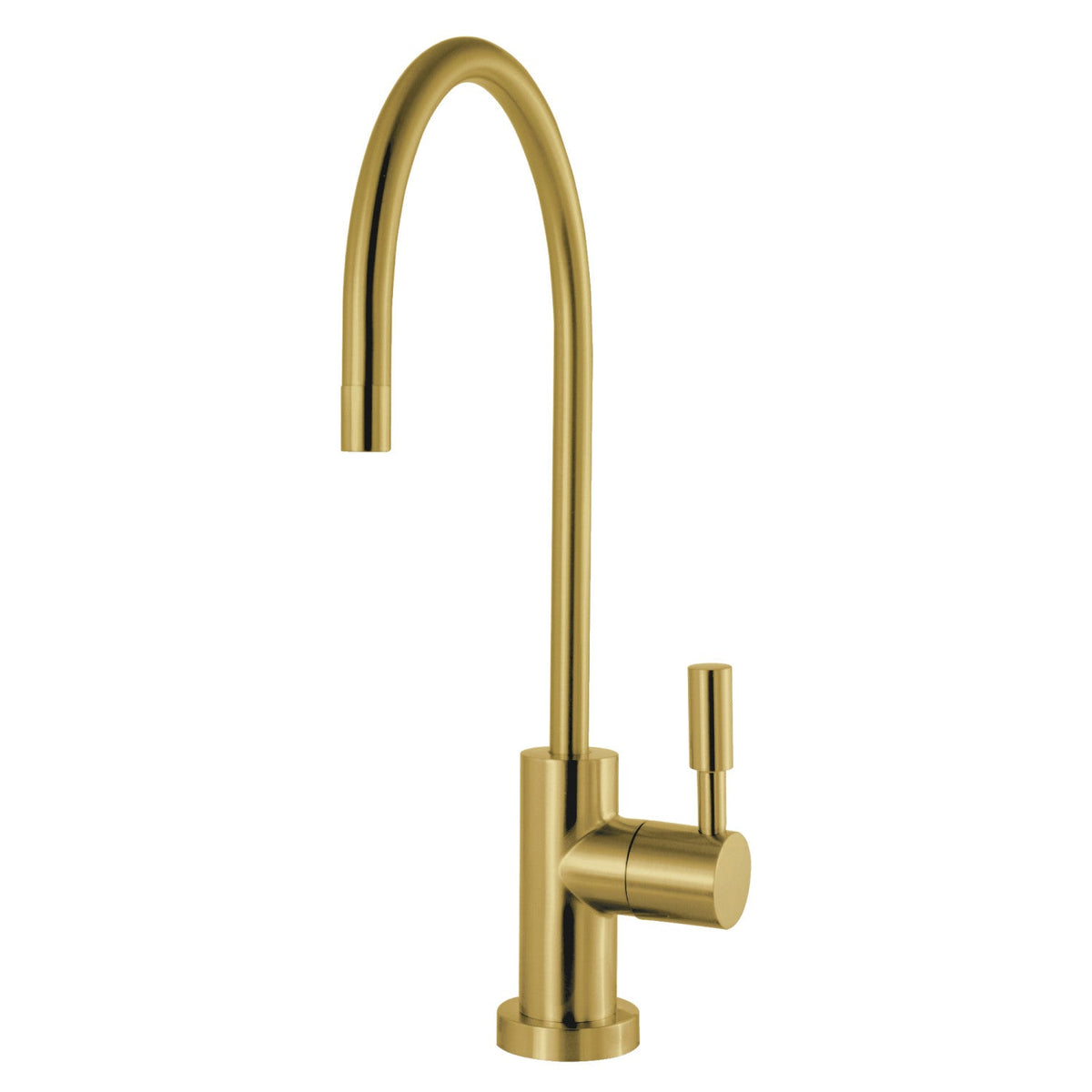 Concord Reverse Osmosis System Filtration Water Air Gap Faucet in Brushed Brass