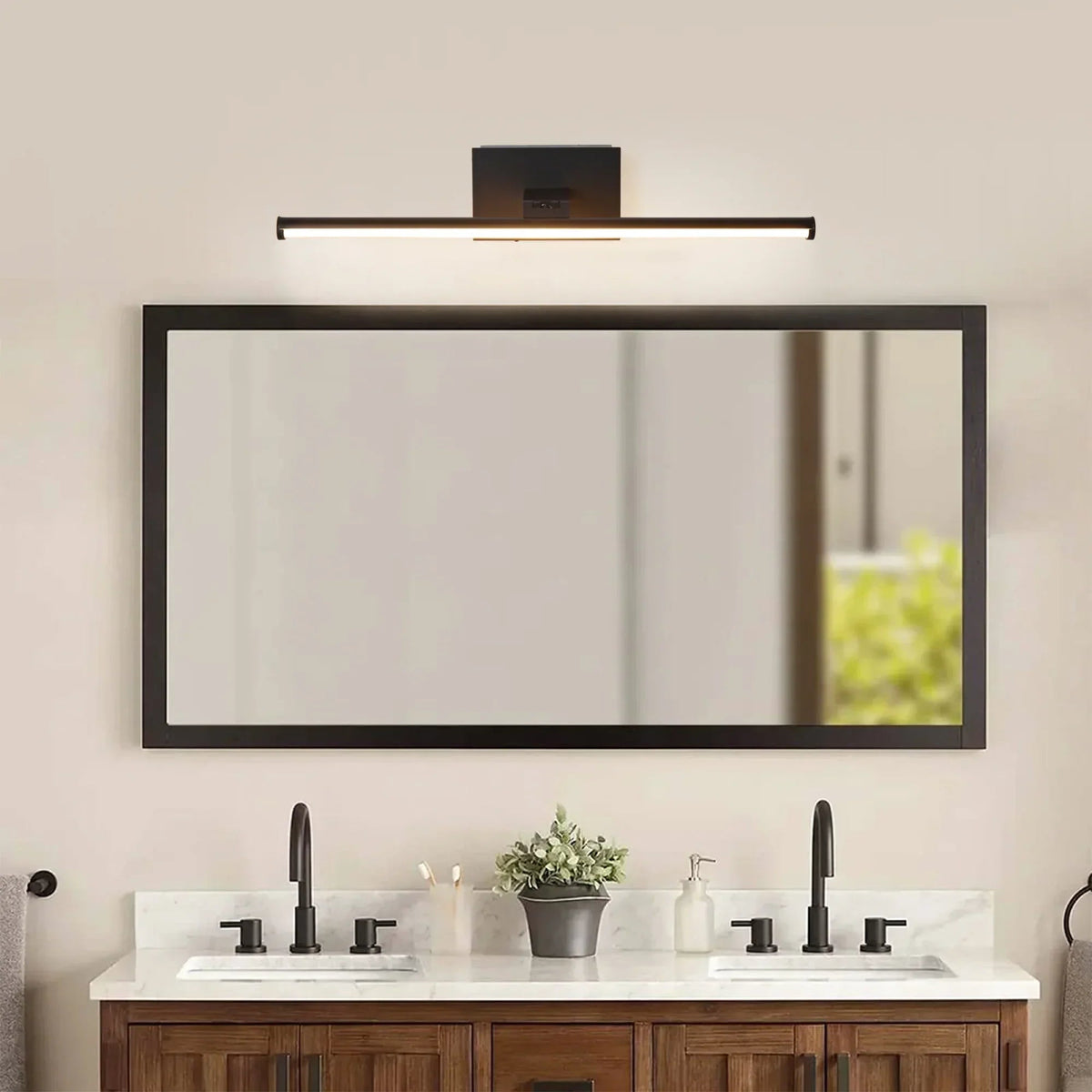Parrot Uncle Battery-Powered LED Mirror Vanity Light with Remote Control