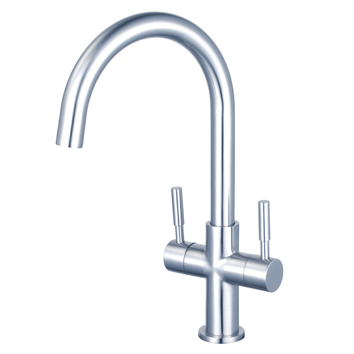 Fauceture Concord Double-Handle Vessel Sink Faucet in Polished Chrome