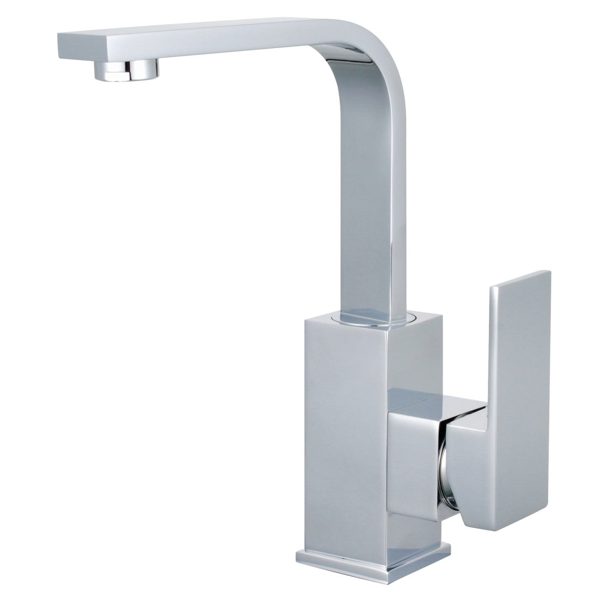 Claremont One-Handle Single-Hole Bathroom Faucet with Push Pop-Up Drain in Polished Chrome
