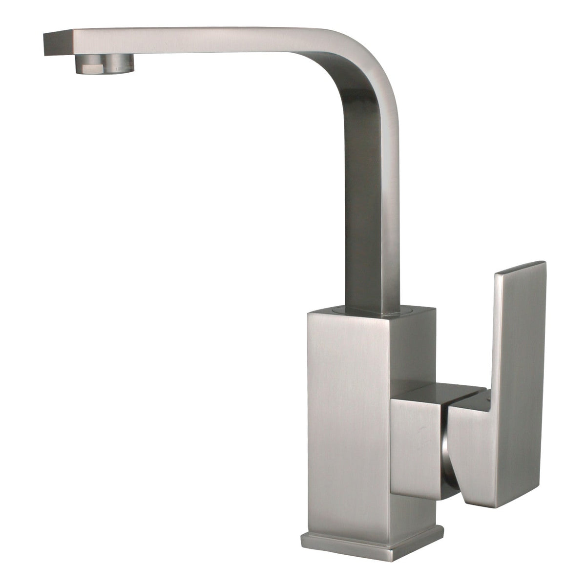 Claremont One-Handle Single-Hole Bathroom Faucet with Push Pop-Up Drain in Brushed Nickel