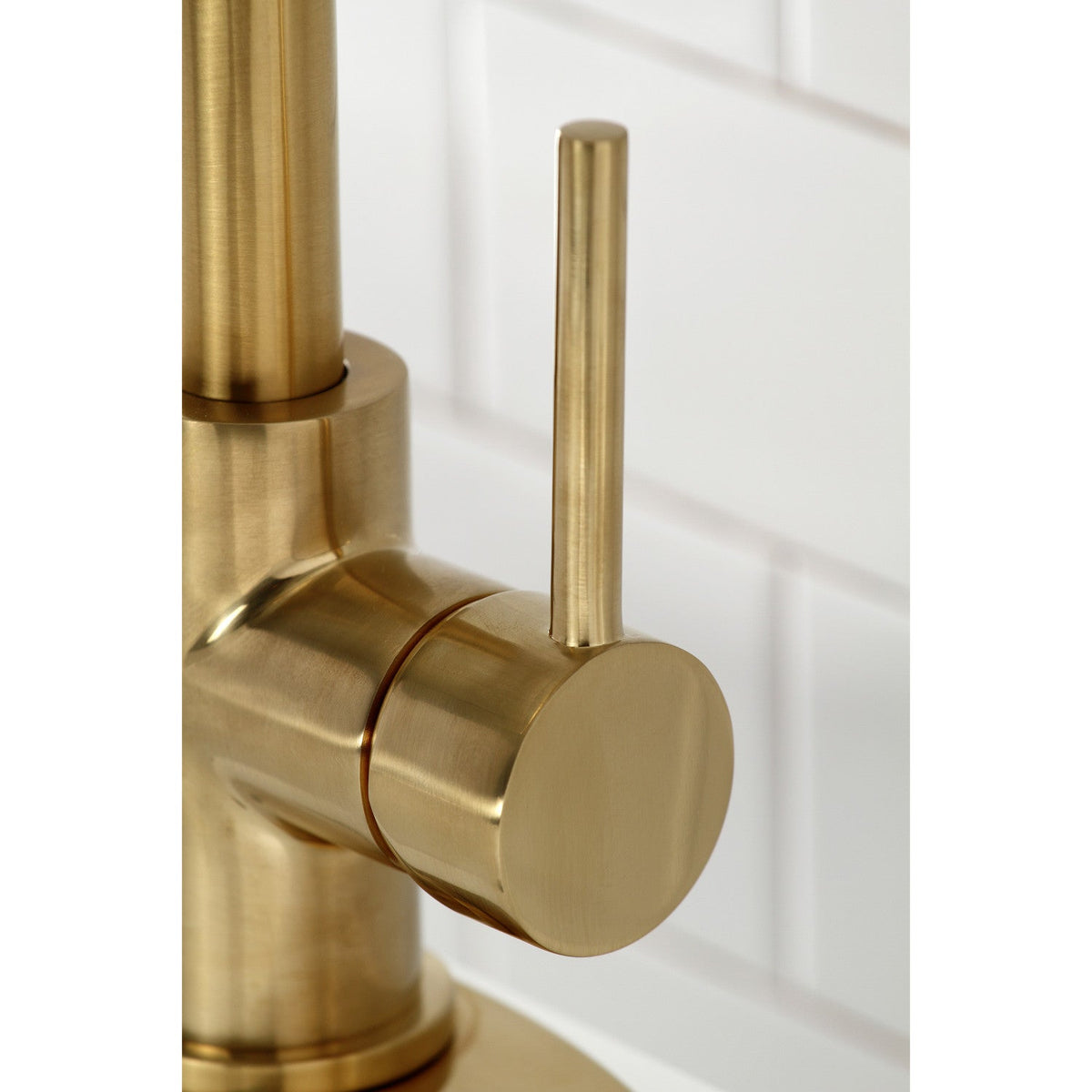 Concord Single-Handle Bar Faucet in Brushed Brass