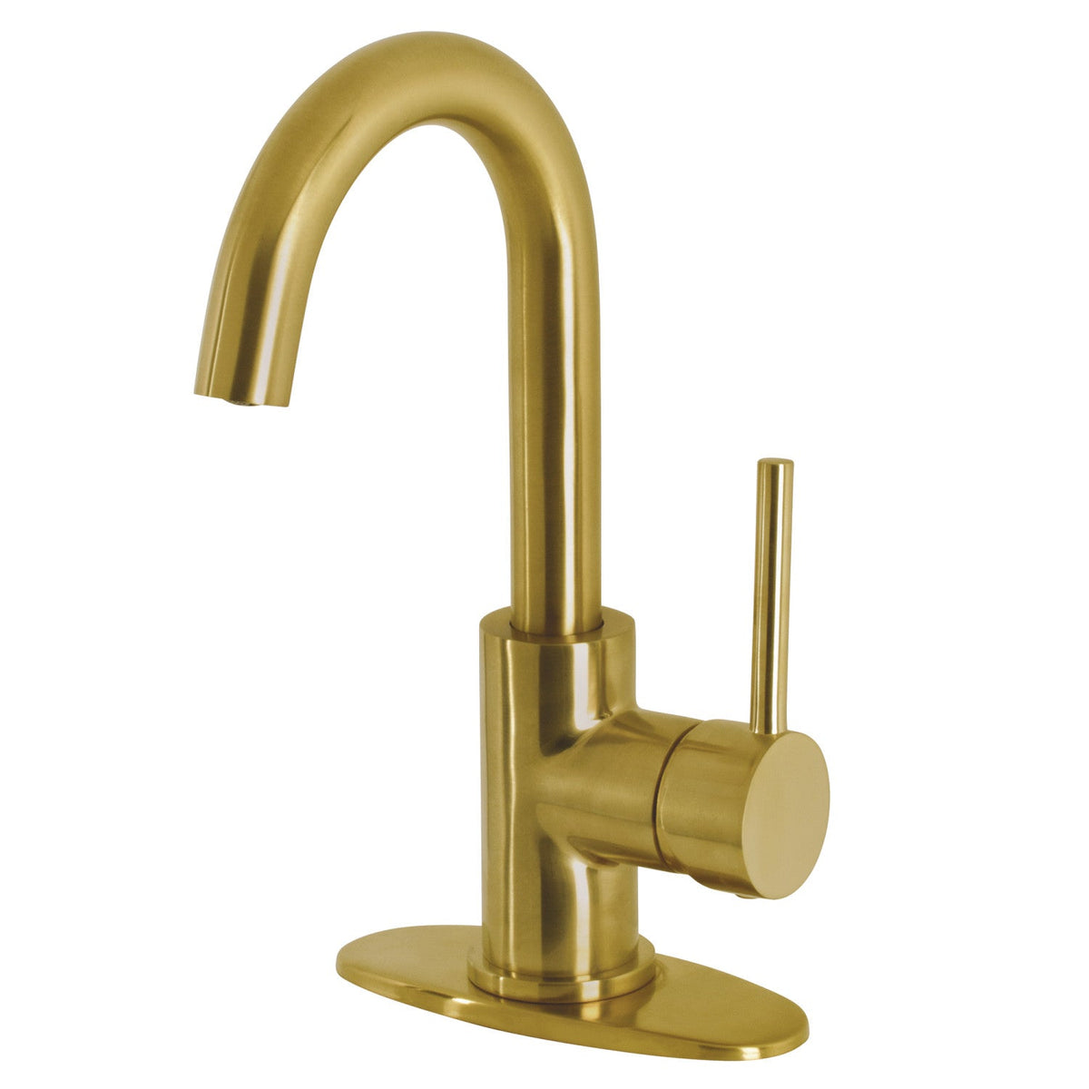 Concord Single-Handle Bar Faucet in Brushed Brass