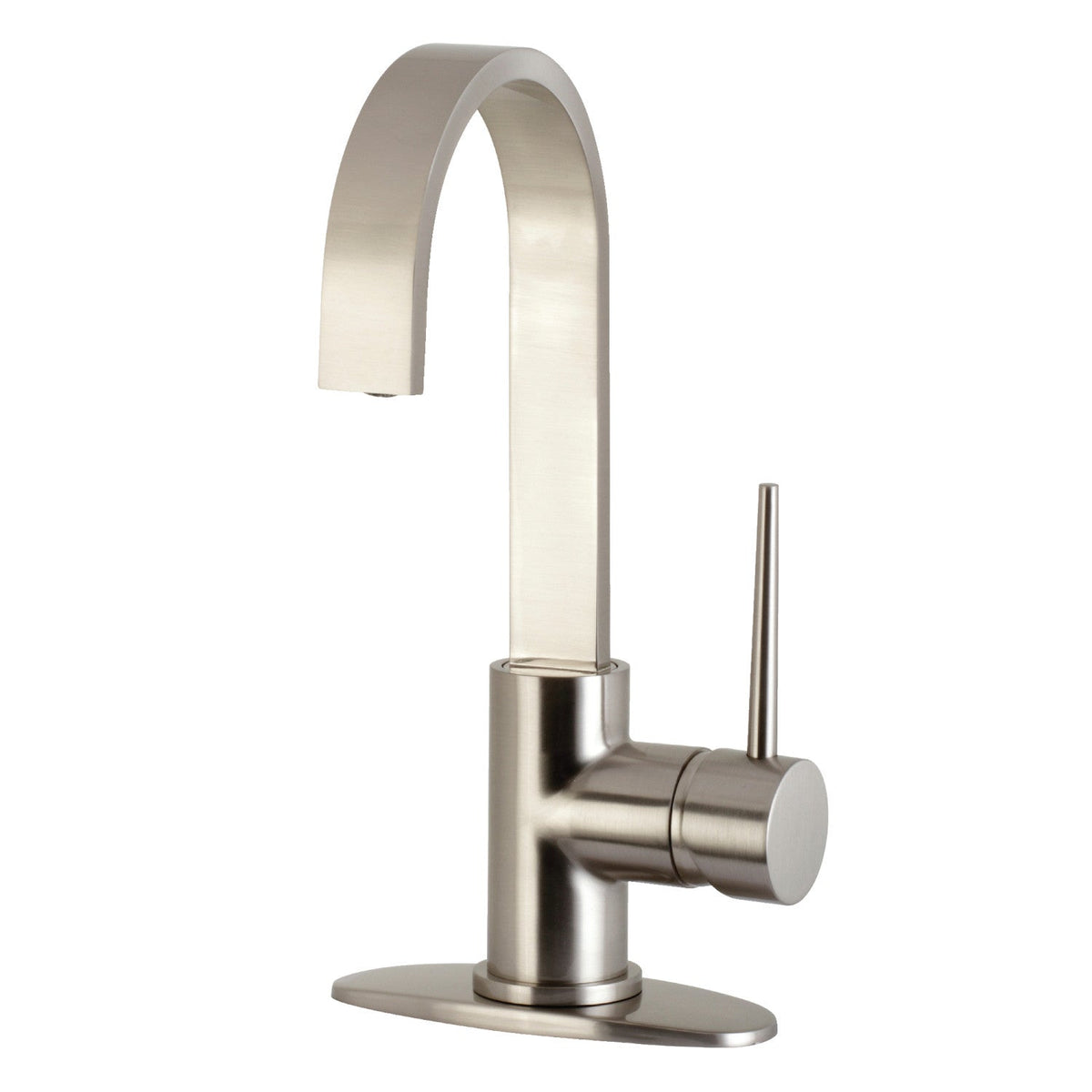 New York Single-Handle Bar Faucet in Brushed Nickel