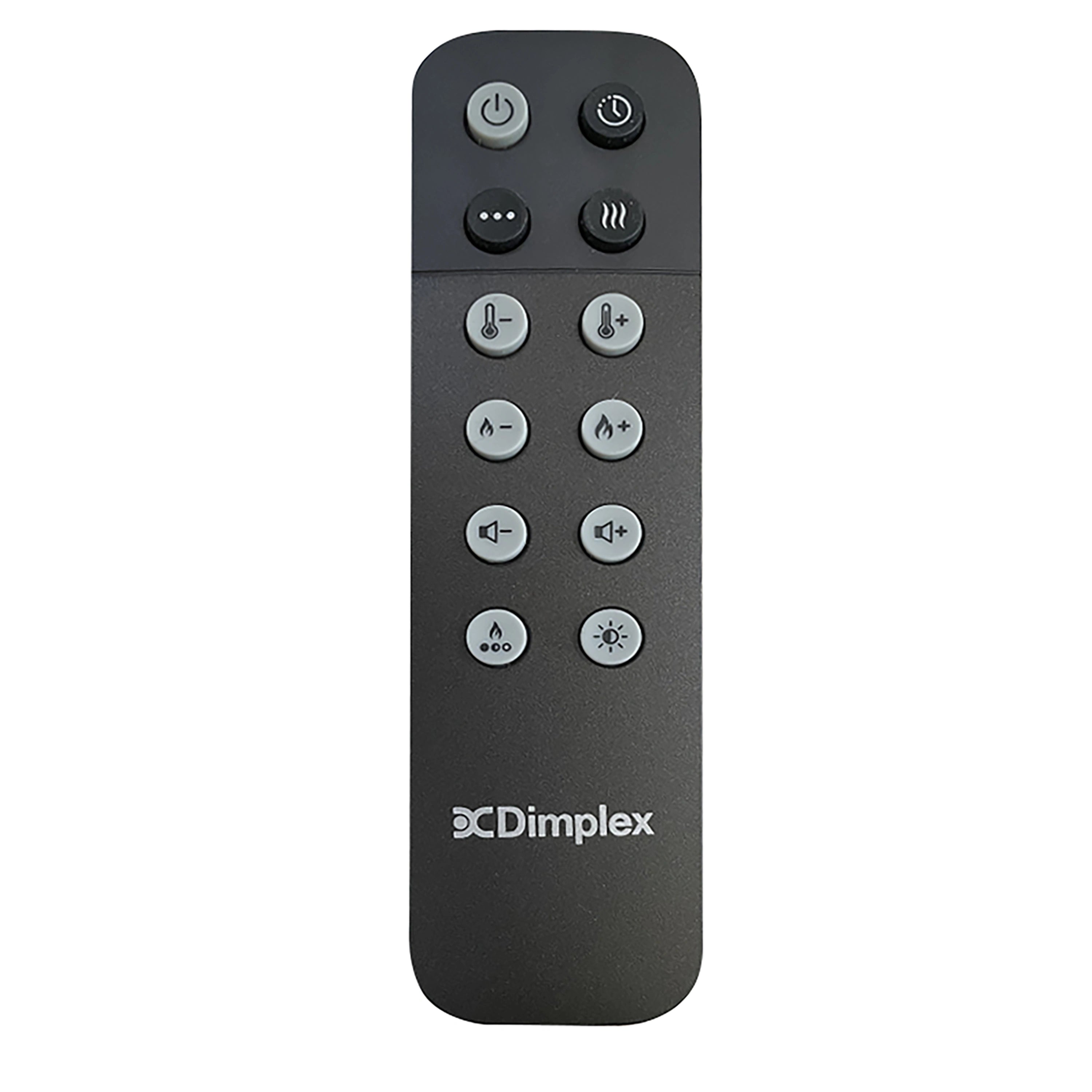 Dimplex water vapor fireplace remote control with button keypad