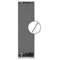 ZLINE Autograph Edition 24-Inch 12.4 Cu. Ft. Panel Ready Column Freezer with Graphite Gray Interior and Matte Black Accents (RBCFVZ-24-MB)