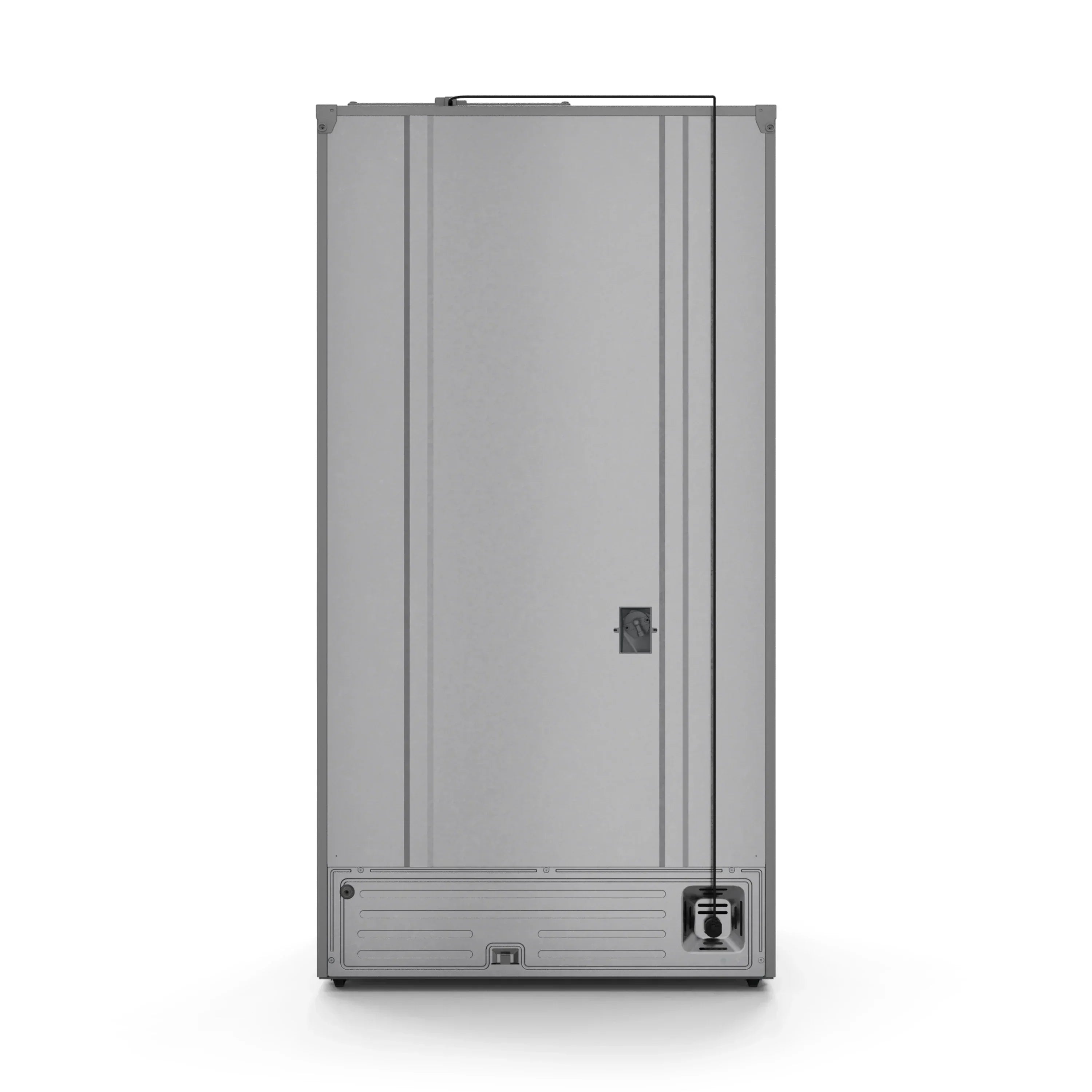 Built-in dishwasher with brushed stainless door and control panel