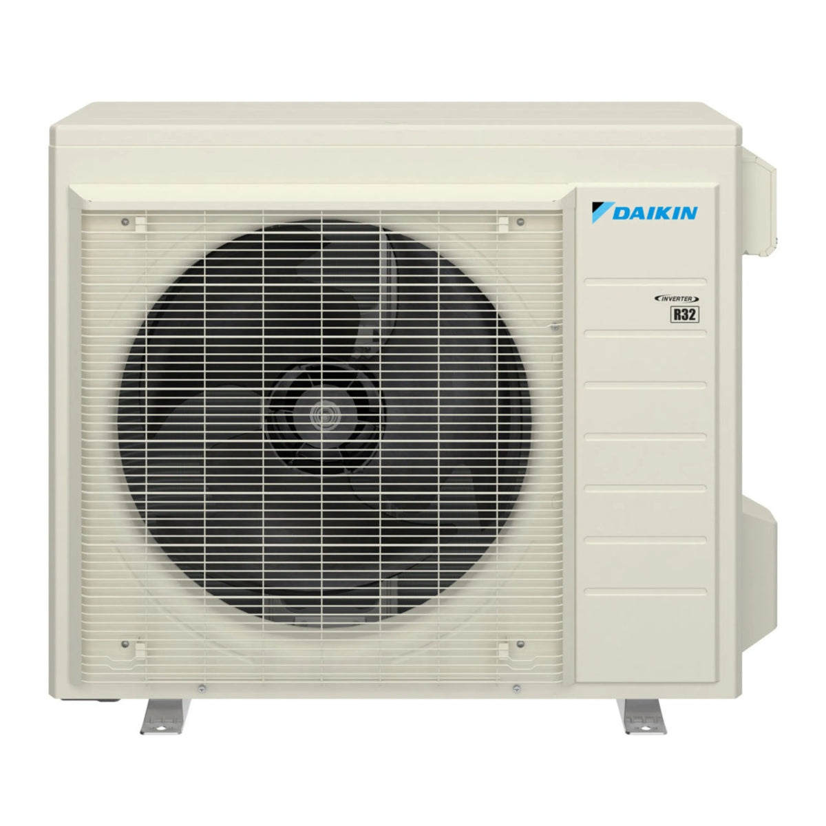 Daikin Oterra ductless mini split outdoor unit with fan grille and side panel