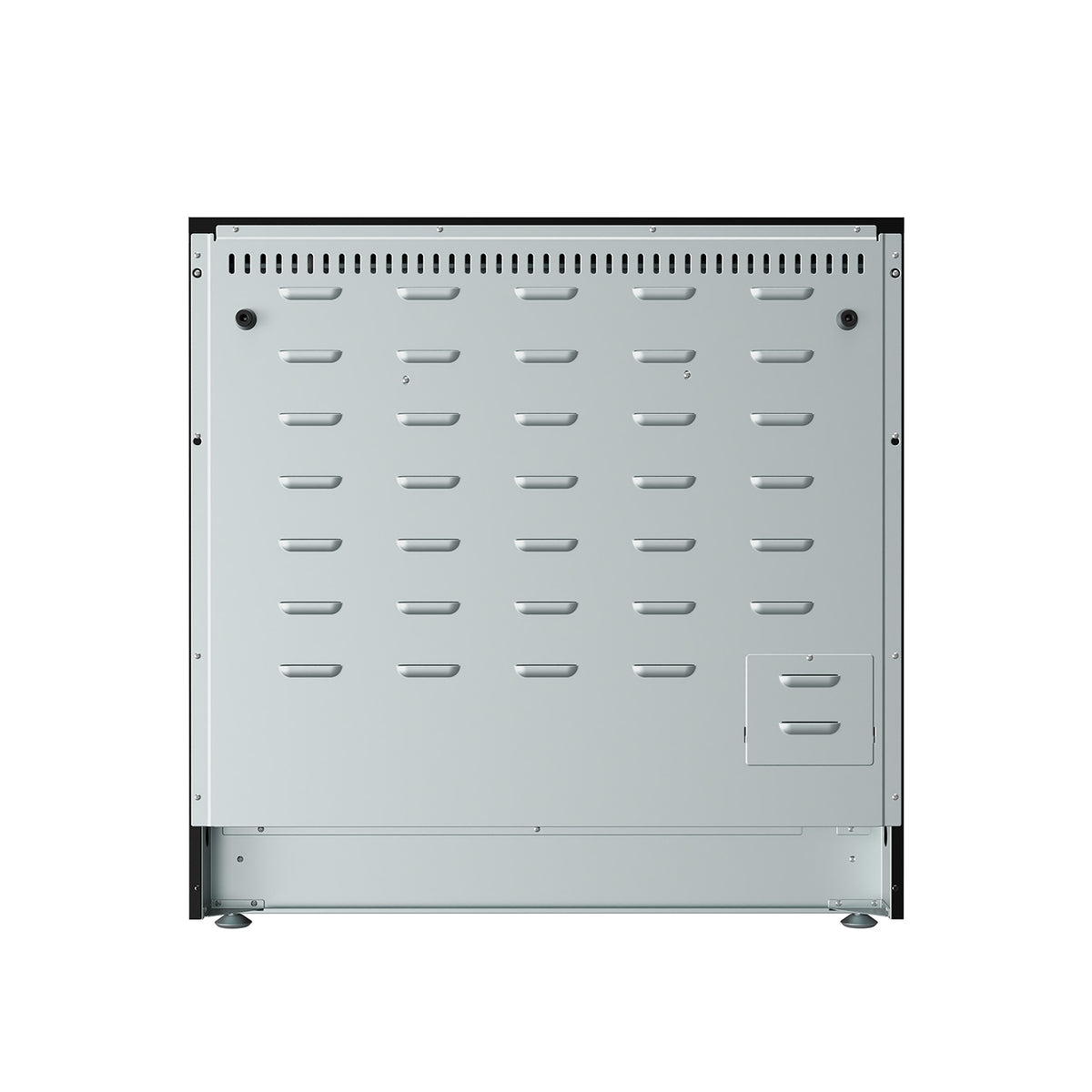 36-inch induction range rear panel