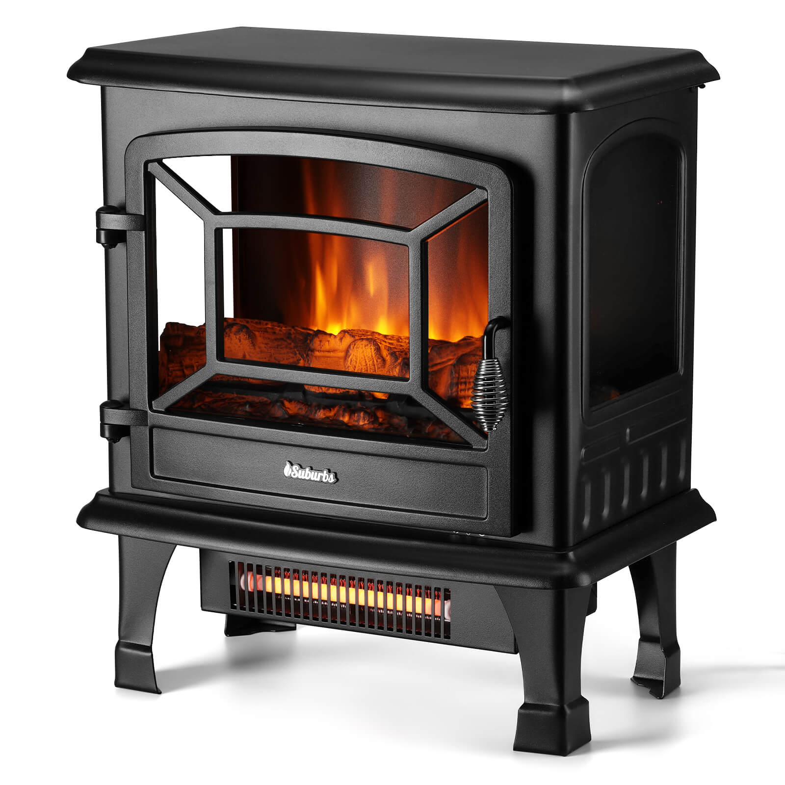 TURBRO Suburbs TS20-SD Electric Fireplace Stove Heater with Sound (707
