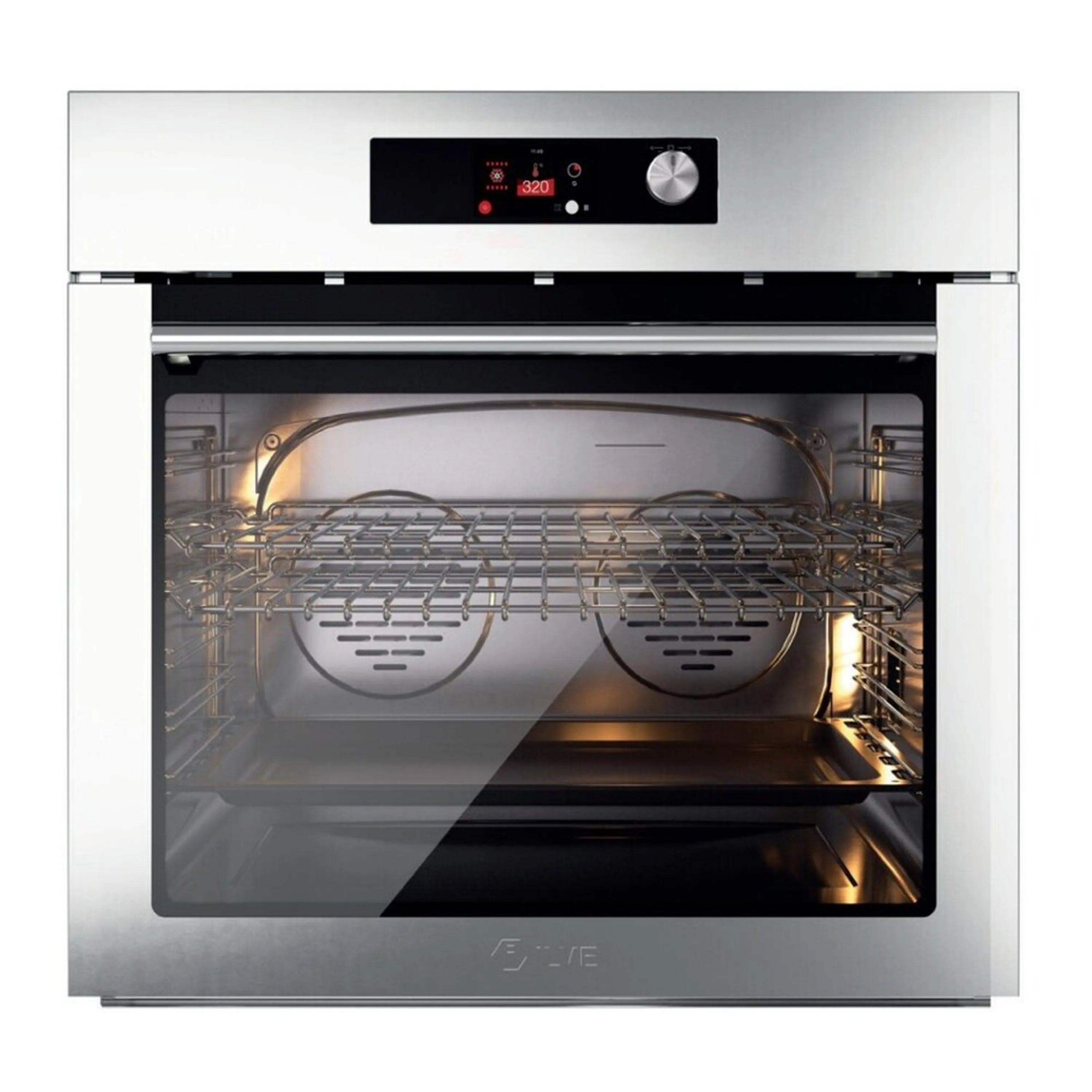ILVE Professional Plus II 30-Inch Pyrolytic Single Wall Oven with 4.4 Cu. Ft. Capacity in Stainless Steel (UOV30STPYSS)