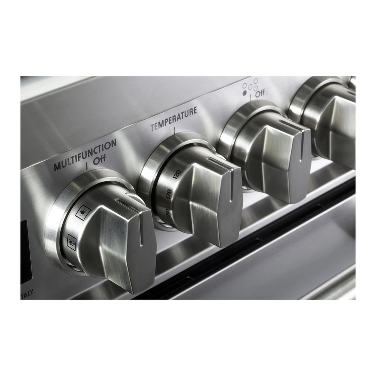 Verona Ultima Collection 36-Inch Double Oven Dual Fuel Range with 5 Brass Burners, 4.1 Cu. Ft. Total Oven Capacity in Stainless Steel (VUFSGE365DSS)