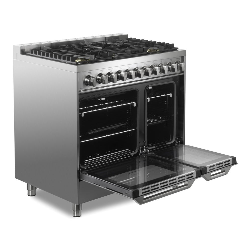 Verona Ultima 36-inch gas range VUFSGG365DSS side profile
