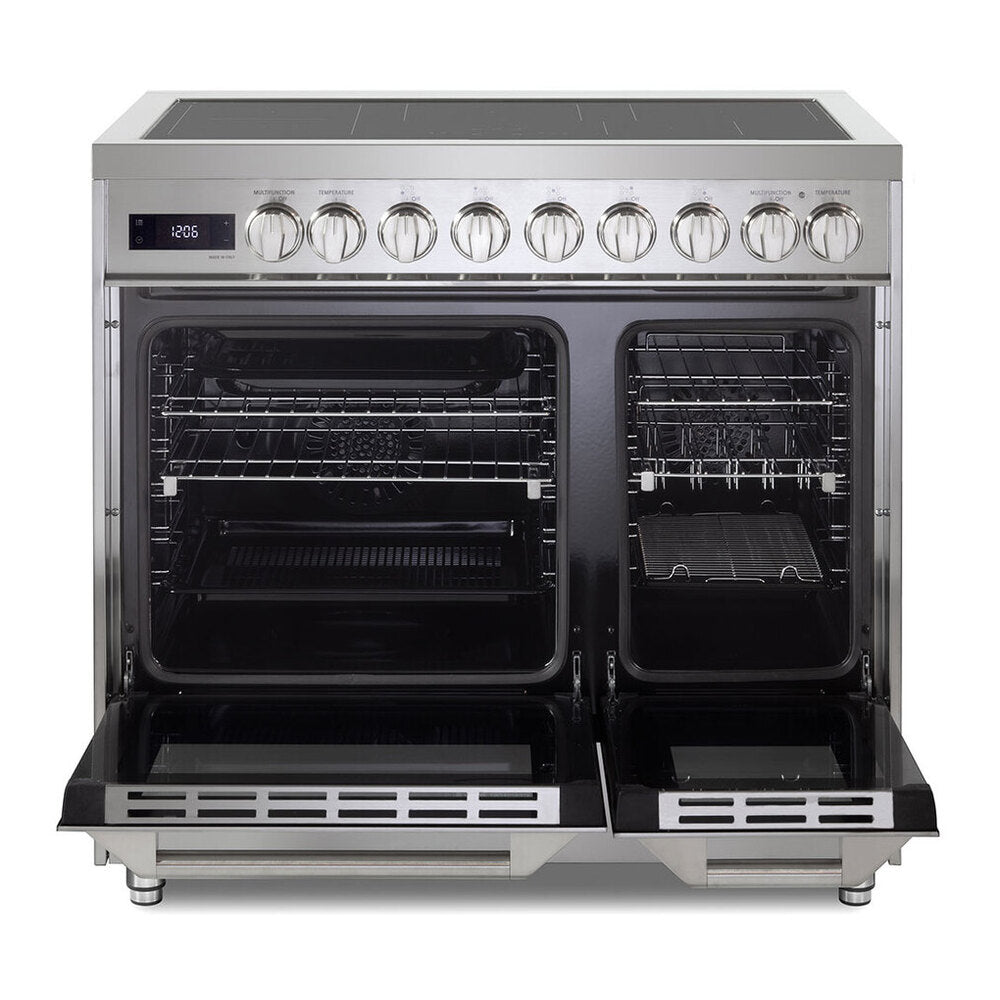 Verona Ultima 36-inch induction range VUFSIE365DSS cooktop detail
