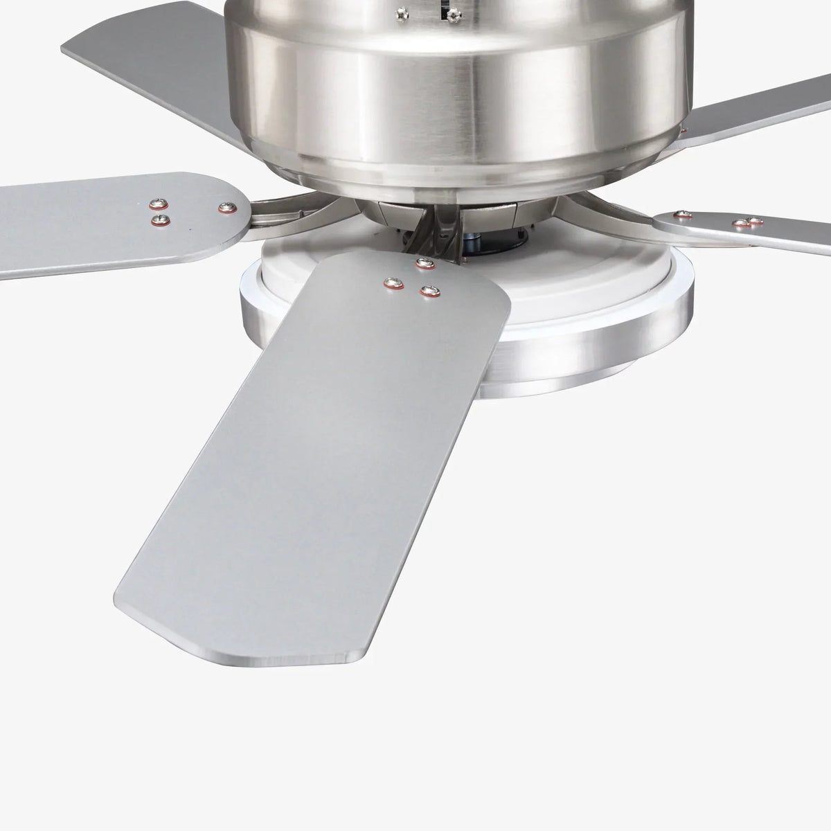 Parrot Uncle Vaczon 52-Inch Double-sided Blades Flush Mount LED Ceiling Fan with APP and Remote Control (VZA01N105A-BLE)