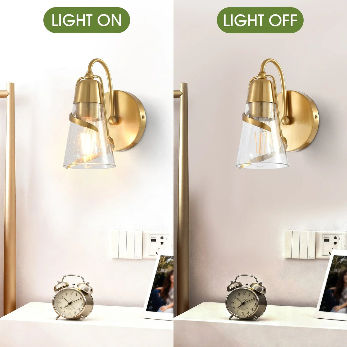 Parrot Uncle 6-Inch Ethel 1-Light Mirror Vanity Light (W3003)