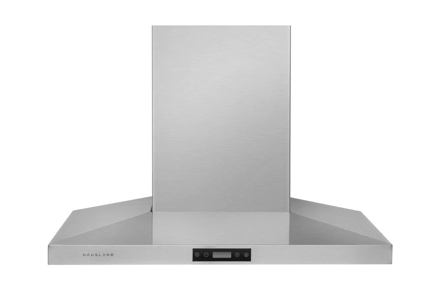 Hauslane 30 Wall Mount Range Hood with Tempered Glass in Stainless Steel, WM-630SS-30