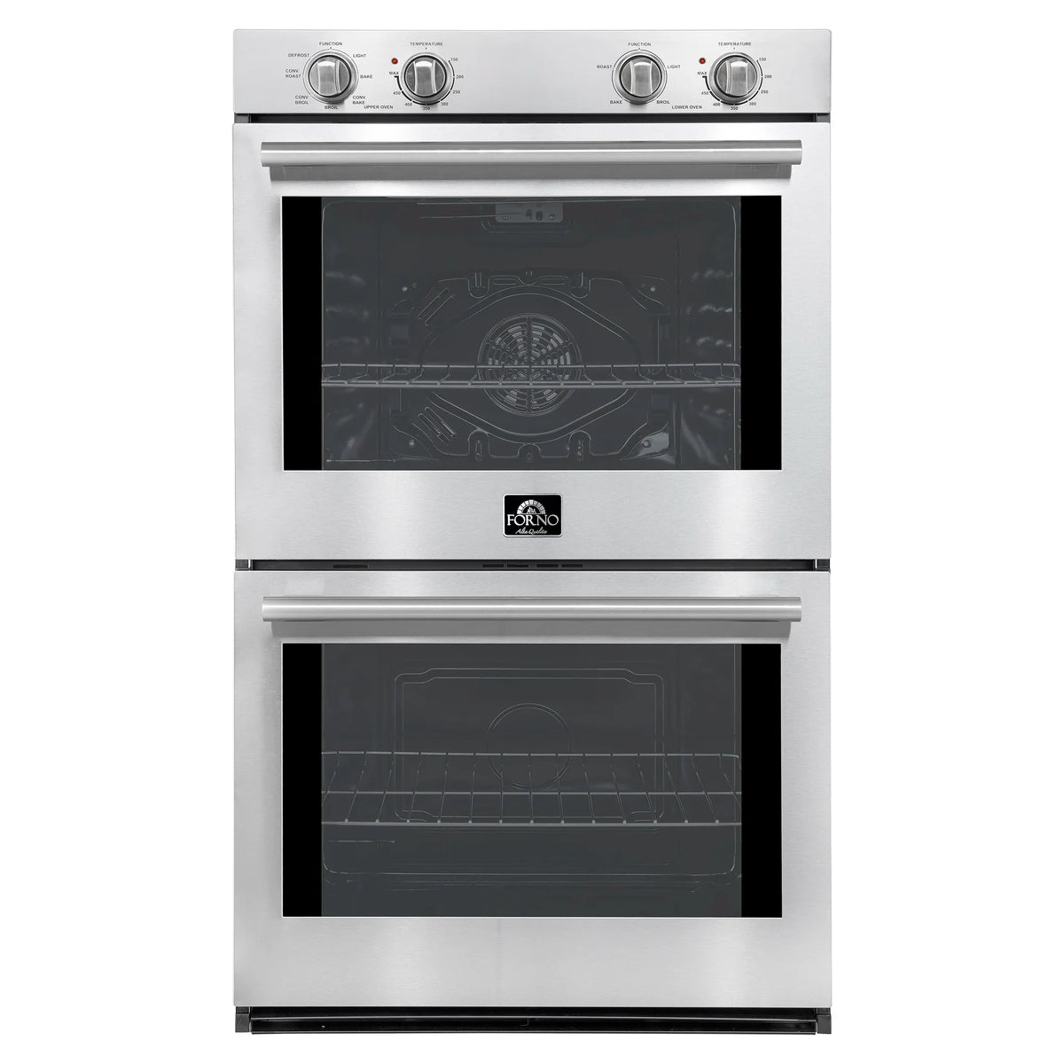 Forno Vomero 30-Inch Double Wall Oven in Stainless Steel (FBOEL1324-30)