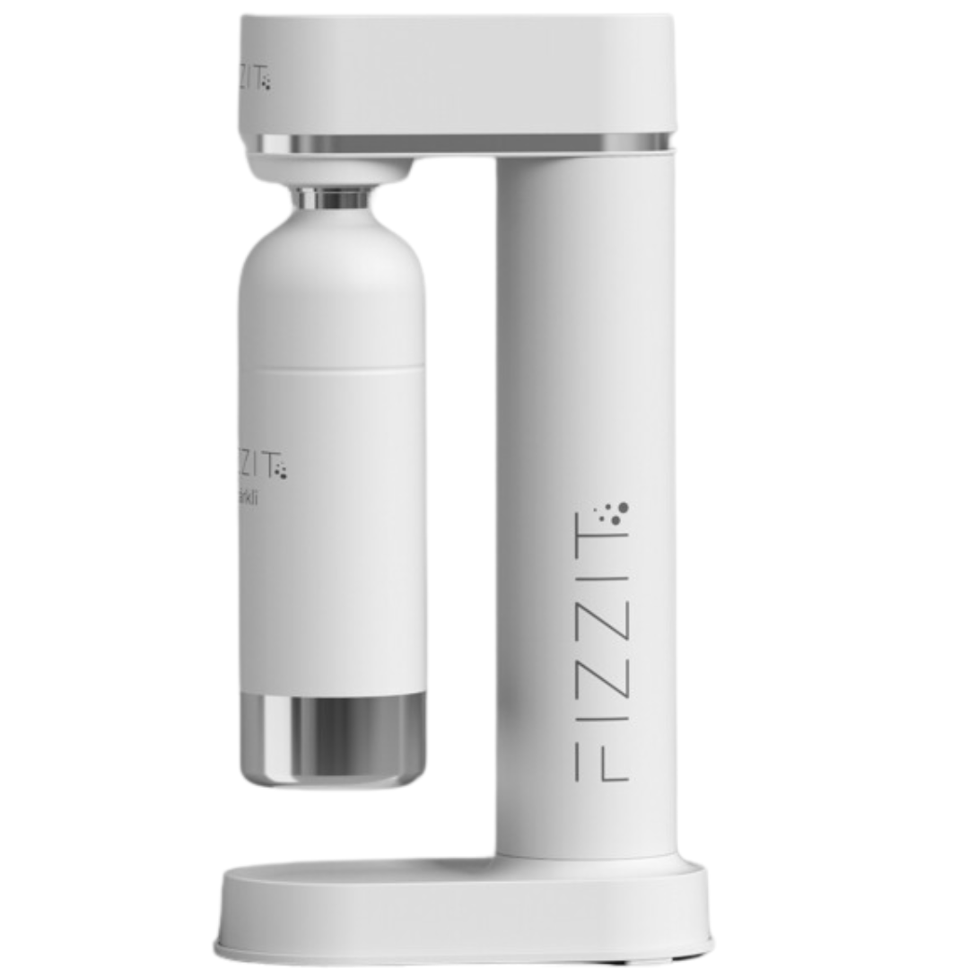 Fizzit Spärklï Sparkling Water Maker Fizz & Flavor Bundle with 60L CO2 Cylinder and 12-Pack CraftMix Drink Mixes