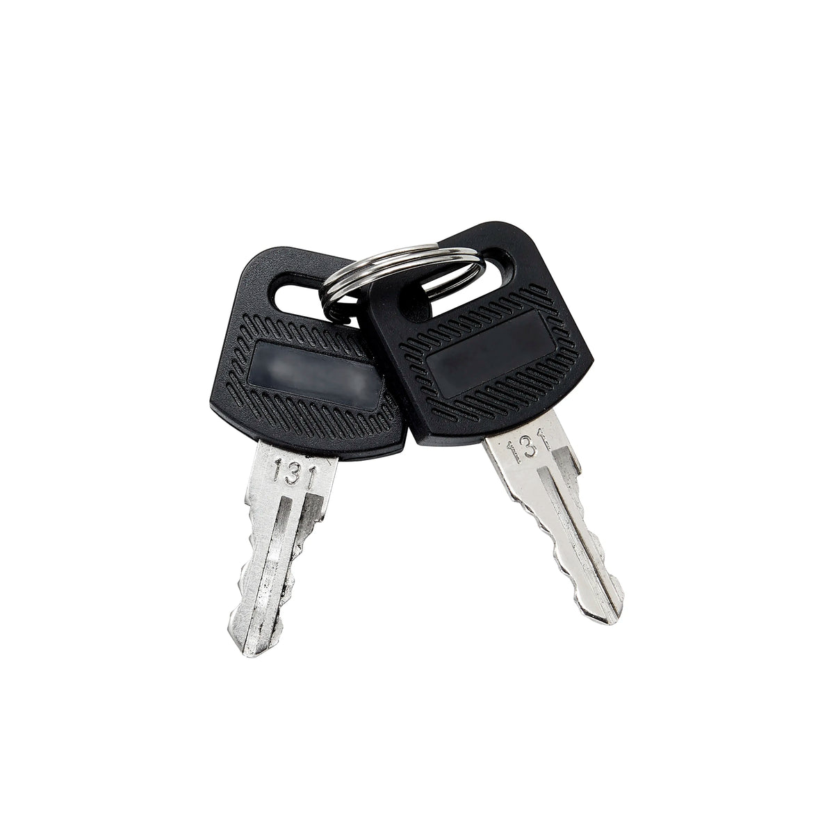 Wine cooler lock keys set with two black key blanks