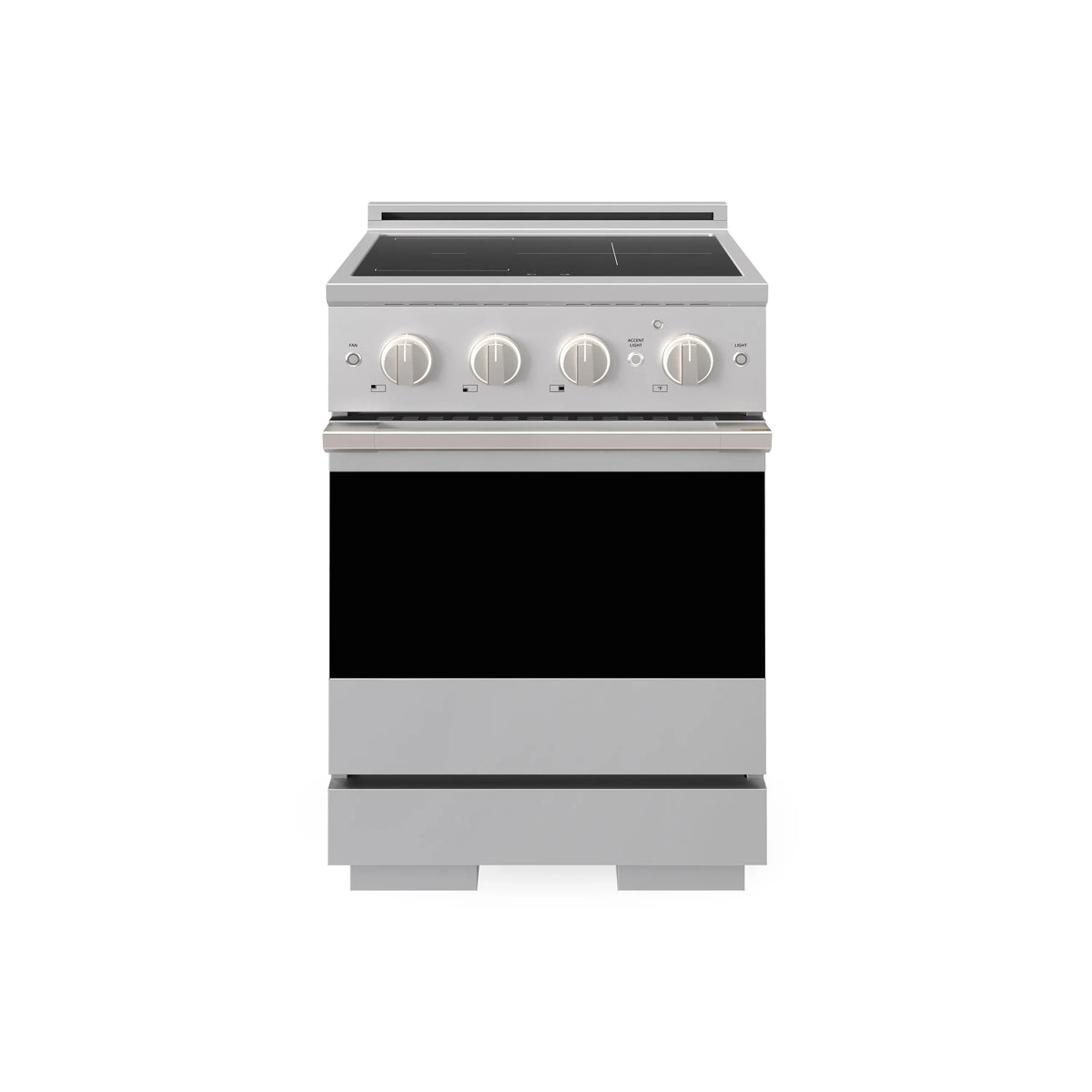 ZLINE 24-Inch 3.2 cu. ft. Marino Induction Range with 3 Element Cooktop and Electric Convection Oven in Stainless Steel (MINR24)