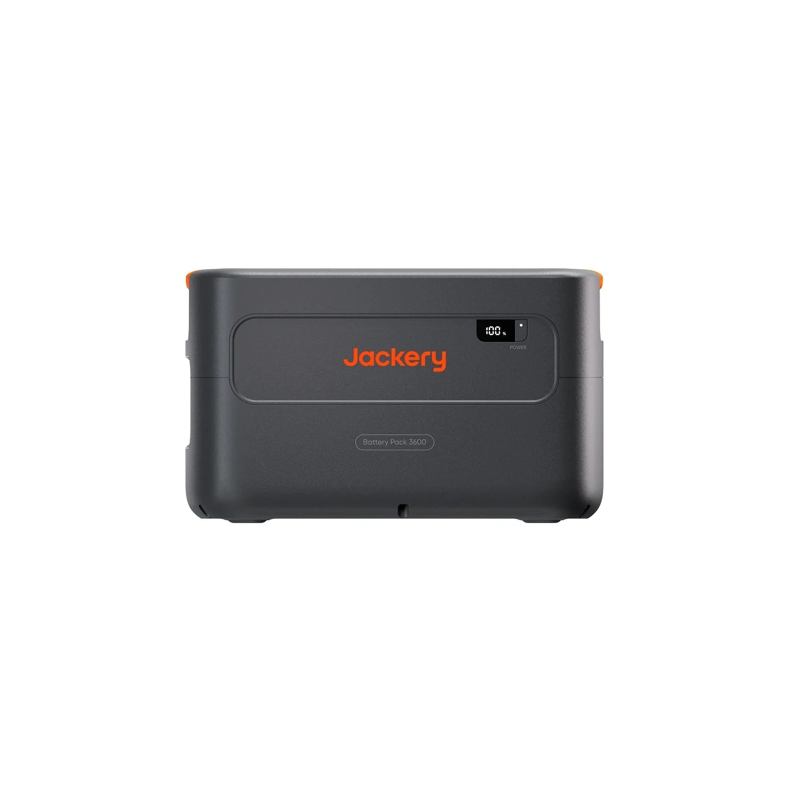 Jackery black portable battery pack with front panel and display