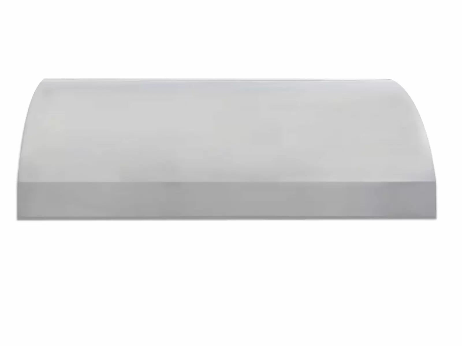 Stainless steel 48-inch vent hood curved top cover panel