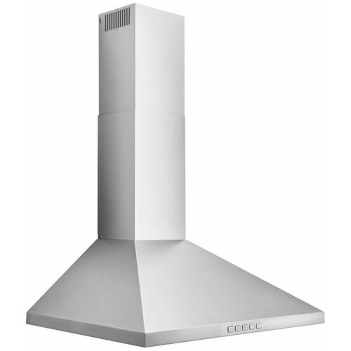 Broan-NuTone 24-Inch 450 CFM Convertible Pyramidal Wall Mount Chimney Range Hood in Stainless Steel (BWP1244SS)