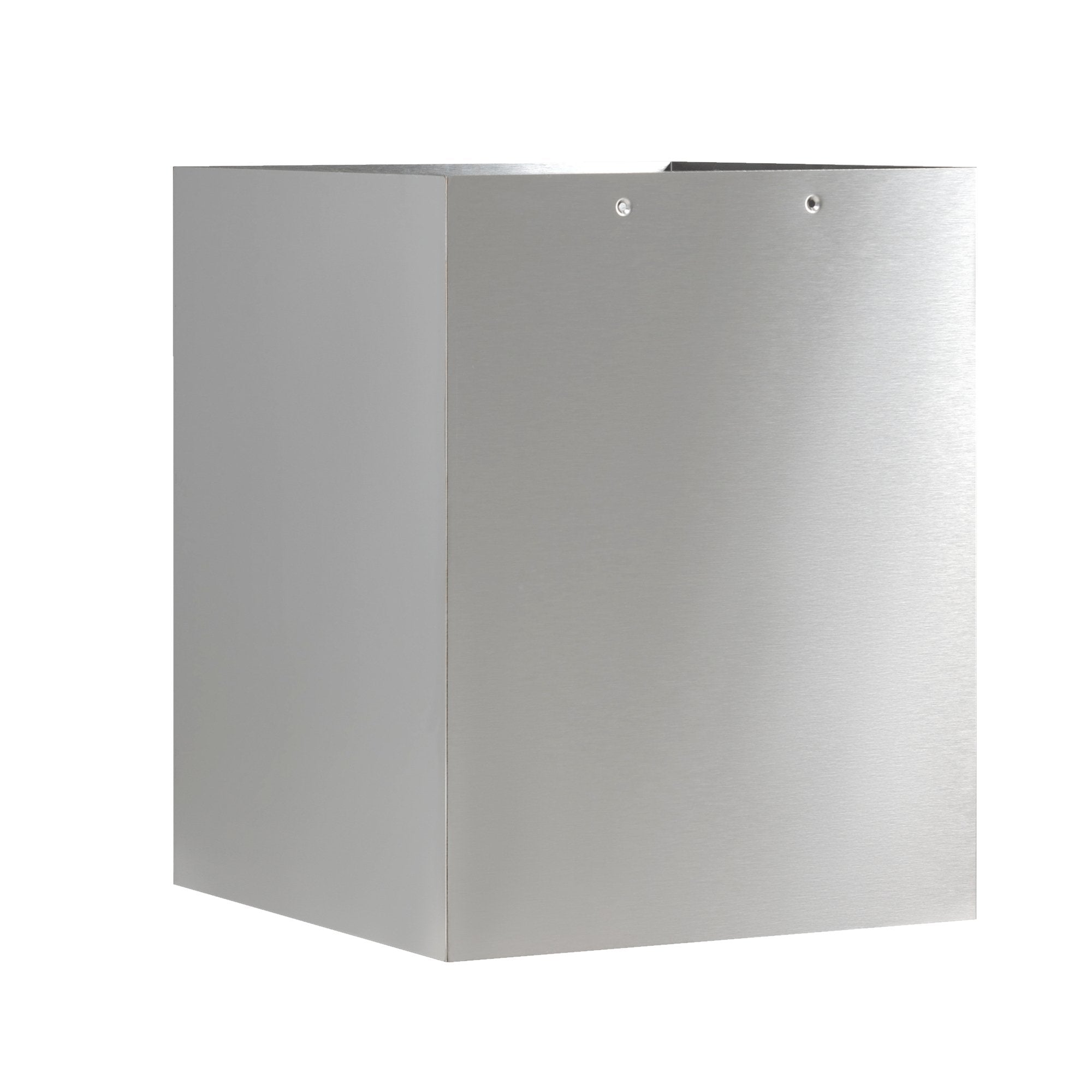 Stainless steel ceiling decorative cover, rectangular box shape with flat top