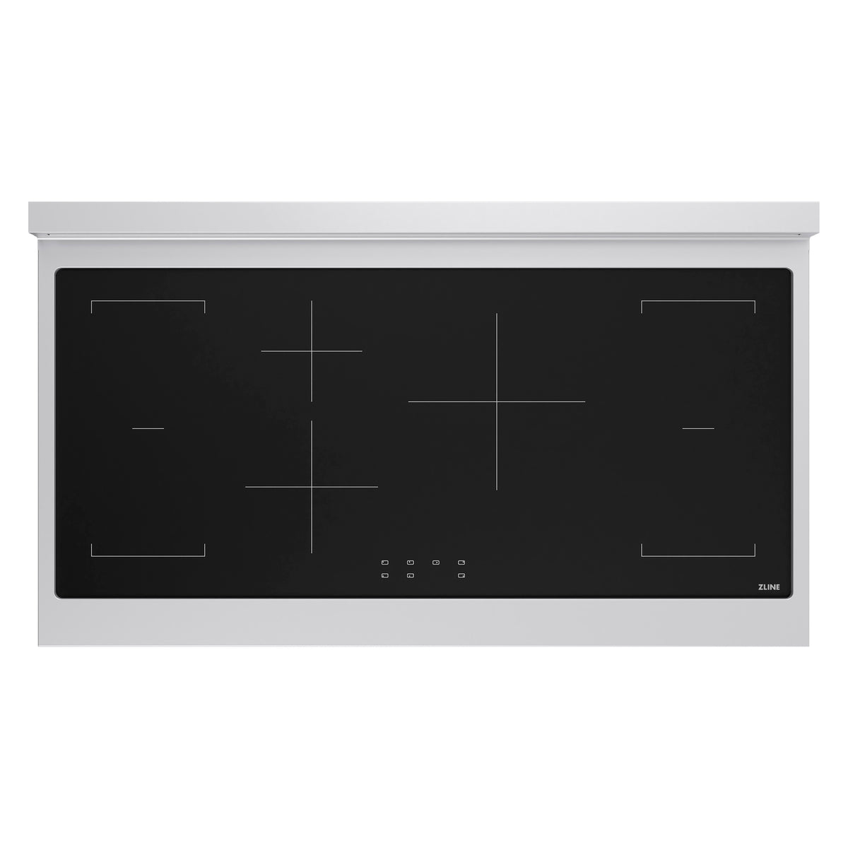 ZLINE Autograph Edition 48-Inch Paramount Induction Rangetop SINRTZ-48-MB top-down view