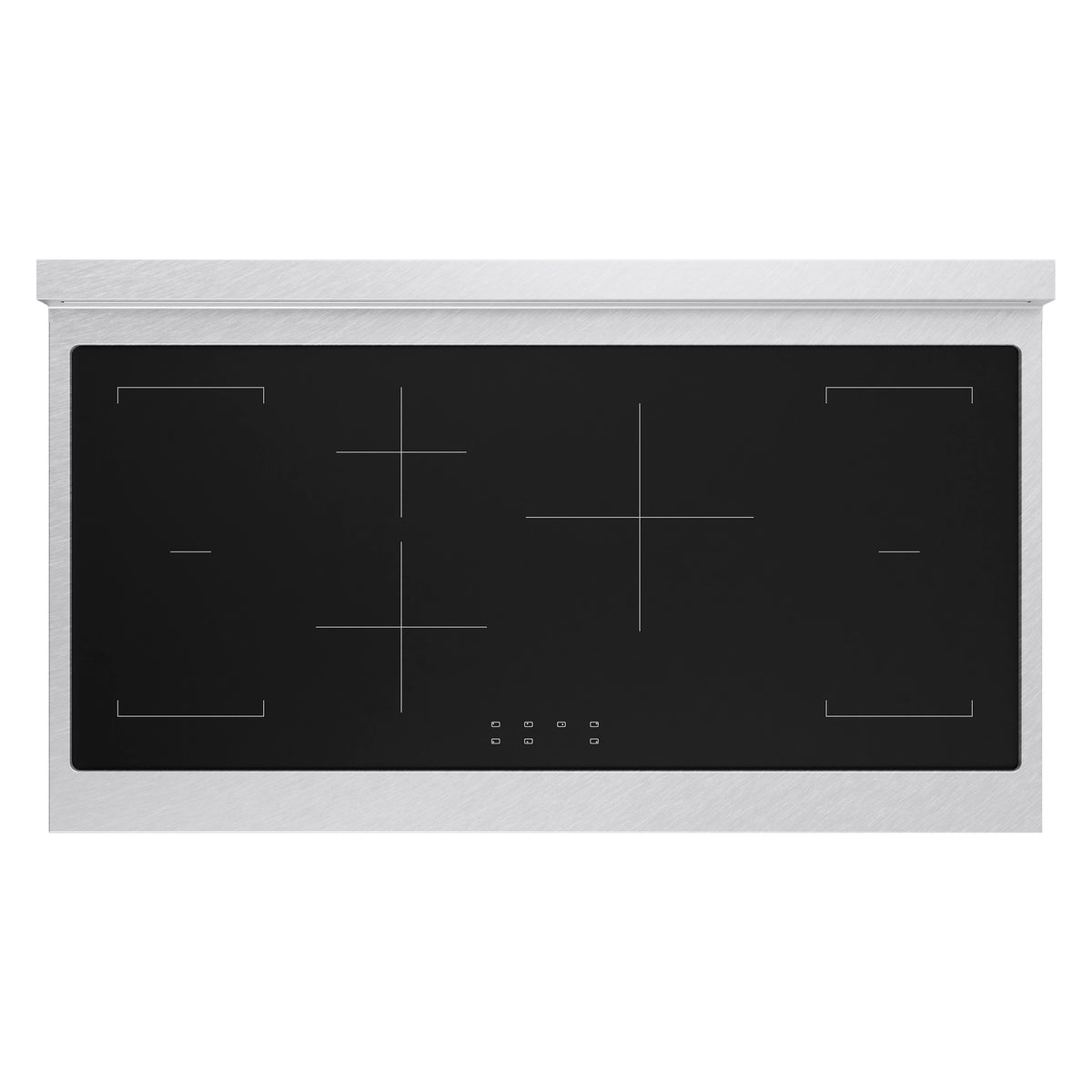 ZLINE 48-Inch Paramount Induction Range SINRSZ-48-G cooktop top-down view