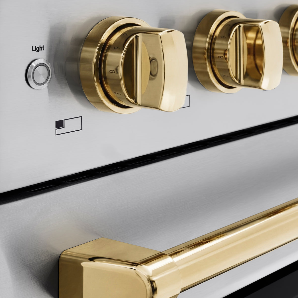 ZLINE 48-Inch Paramount Induction Range SINRZ-48-G knobs detail