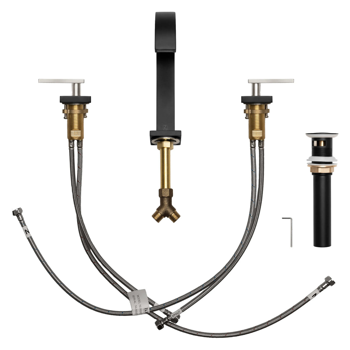 ZLINE Bliss Bath Faucet BLS-BF-ZMBBN components