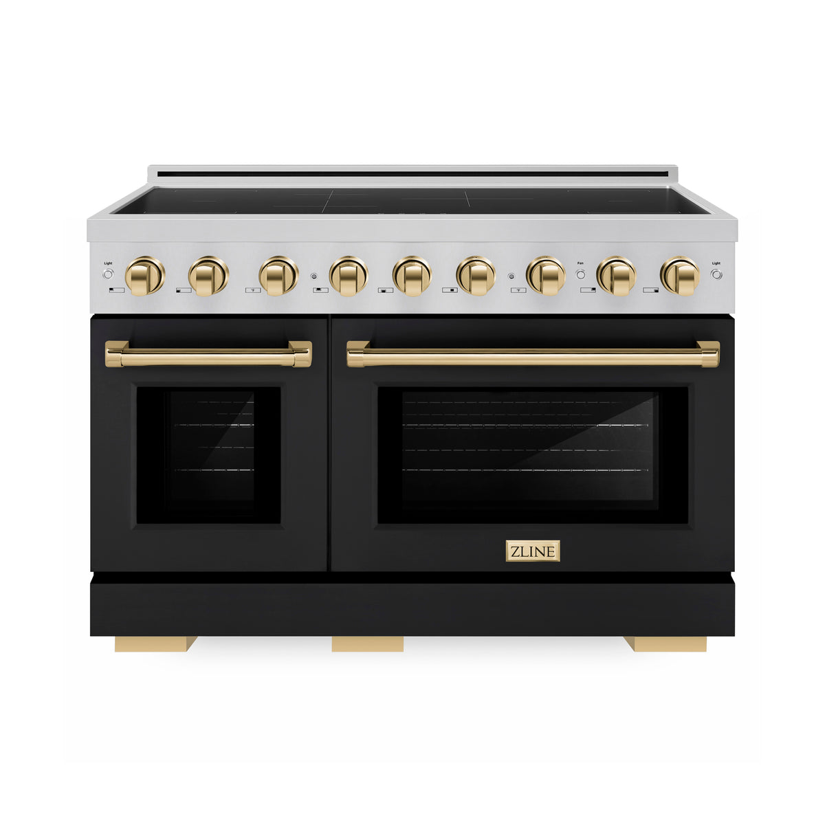 ZLINE 48-Inch Paramount Induction Range SINRZ-BLM-48-G in a kitchen