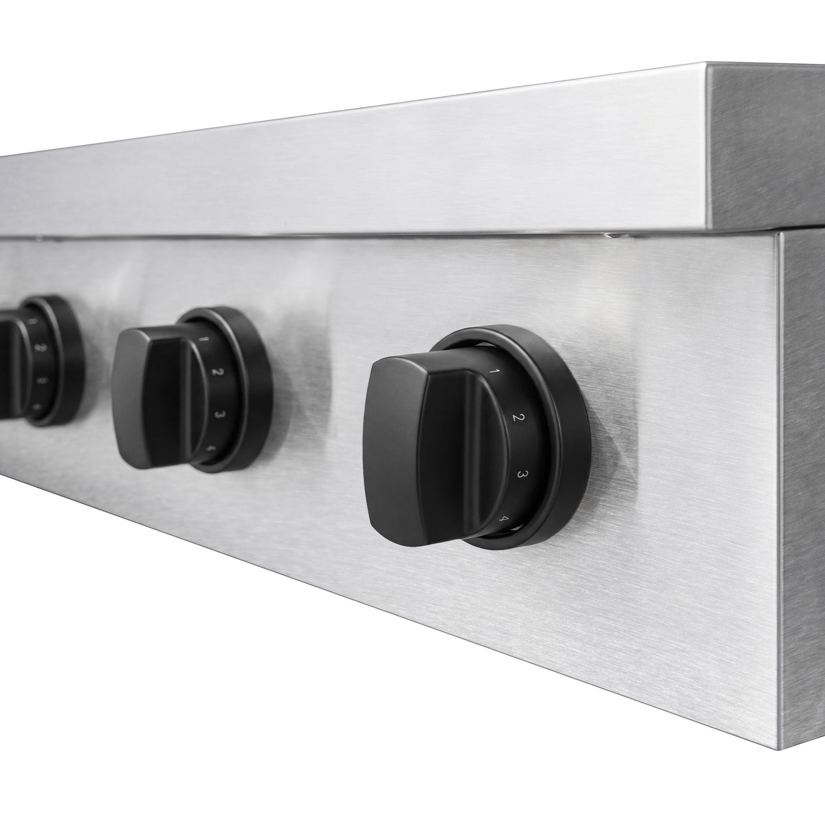 ZLINE Autograph Edition 48-Inch Paramount Induction Rangetop SINRTSZ-48-MB knob detail close-up