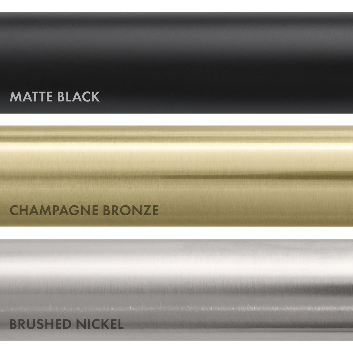ZLINE Autograph Edition plumbing finish color comparison