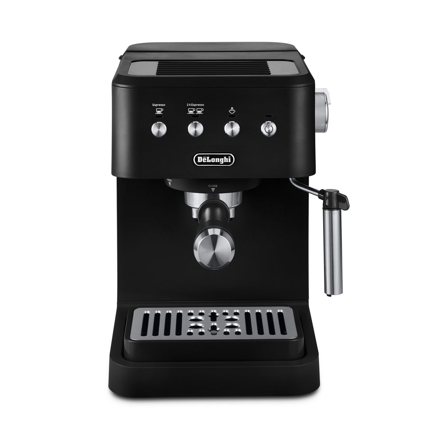 De'Longhi 15 Bar Pump Manual Espresso Machine in Matte Black (EM350BK) - image 1