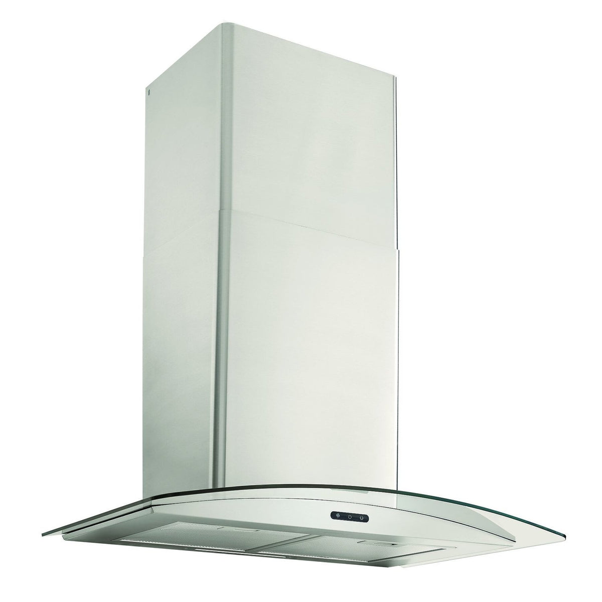 Broan-NuTone Elite EW46 Series 30-Inch 460 CFM Convertible Curved Glass Wall Mount Chimney Range Hood in Stainless Steel (EW4630SS)