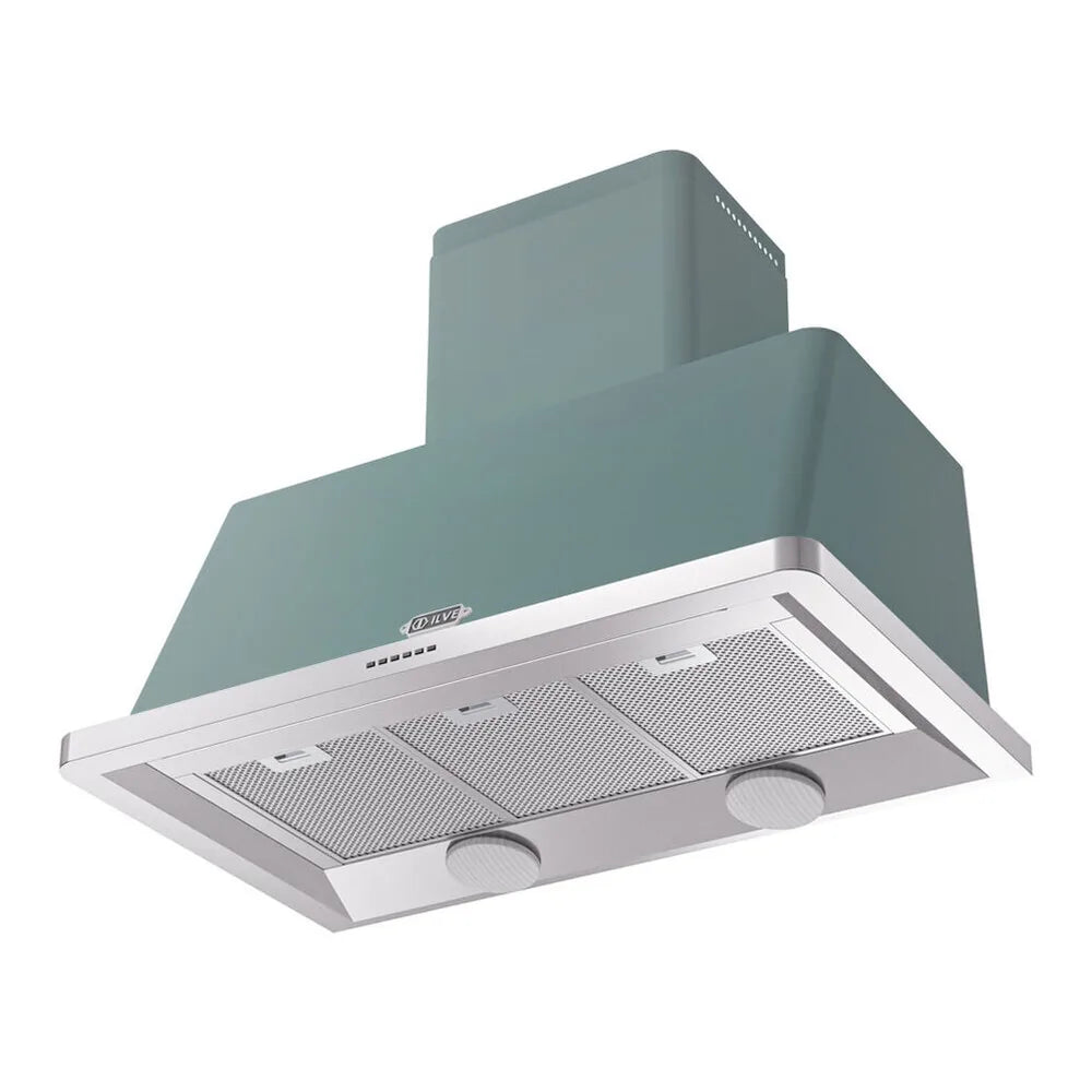 ILVE Majestic 40-Inch 600 CFM Wall Mount Range Hood in Mediterranean Mint (UAM100MM)