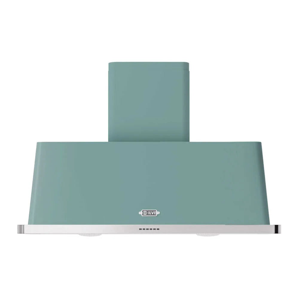 ILVE Majestic 48-Inch 850 CFM Wall Mount Range Hood in Mediterranean Mint (UAM120MM)