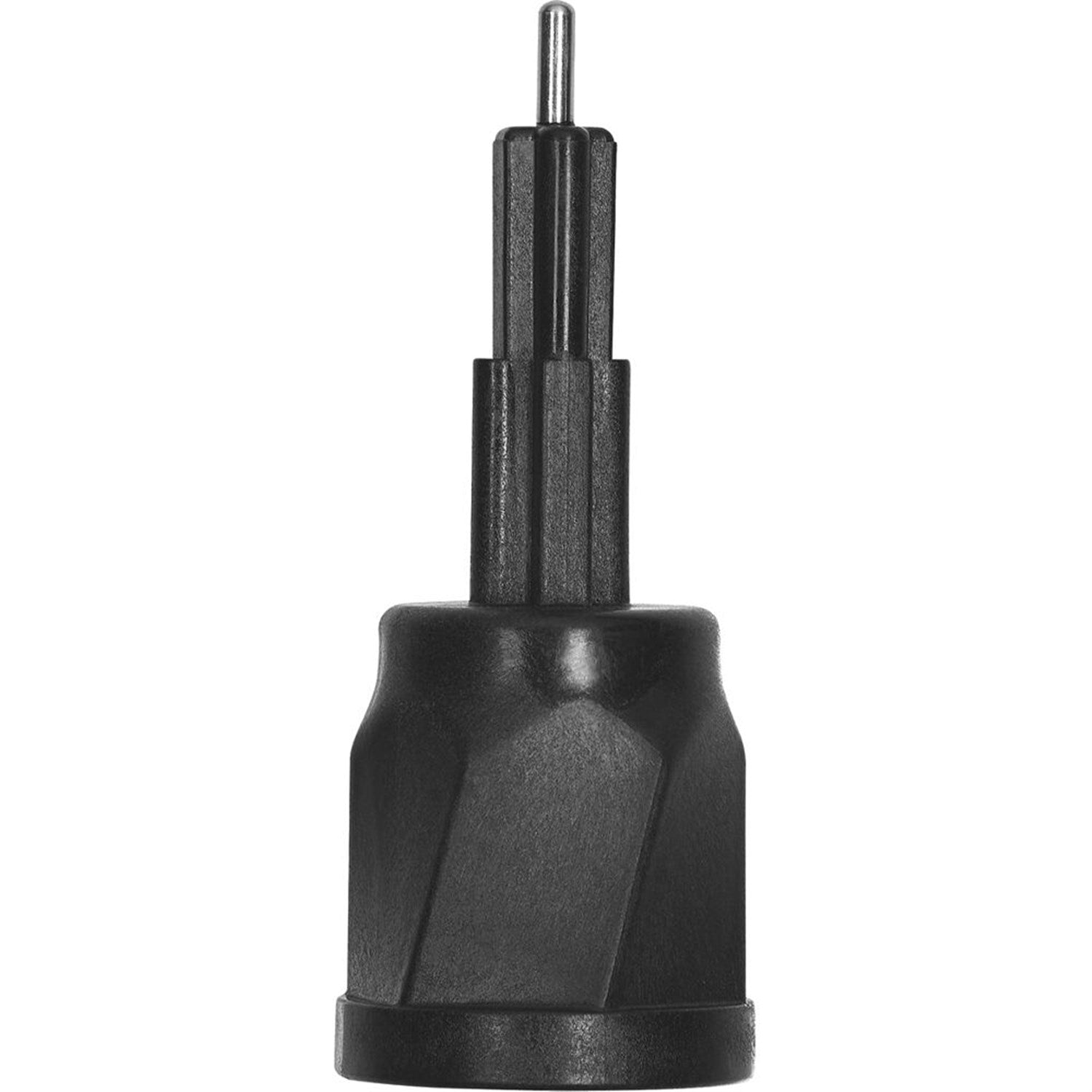 Black motor drive adapter with center shaft for food processor