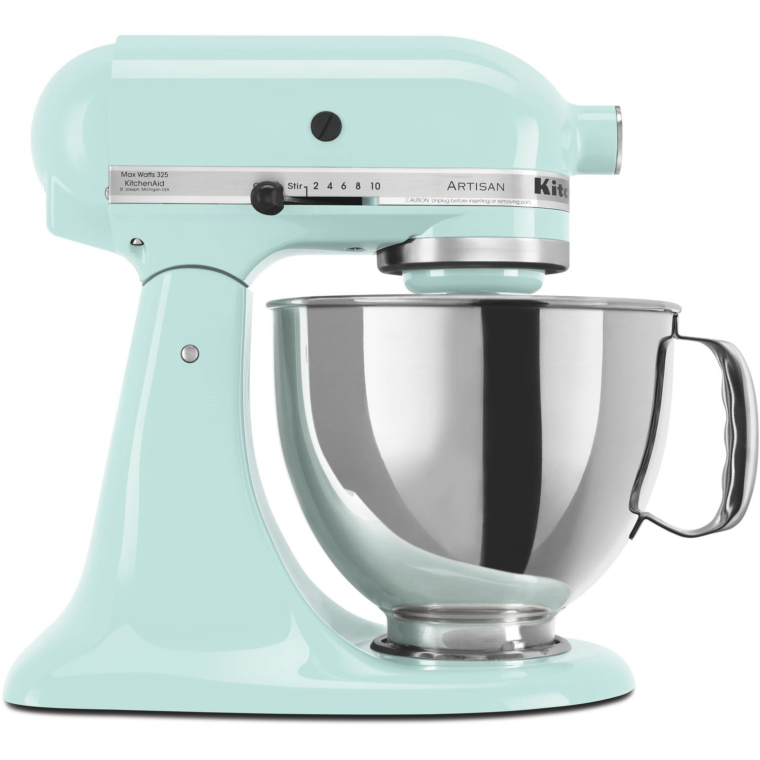 KitchenAid Artisan 5-Quart Tilt-Head Stand Mixer in Ice Blue (KSM150PS
