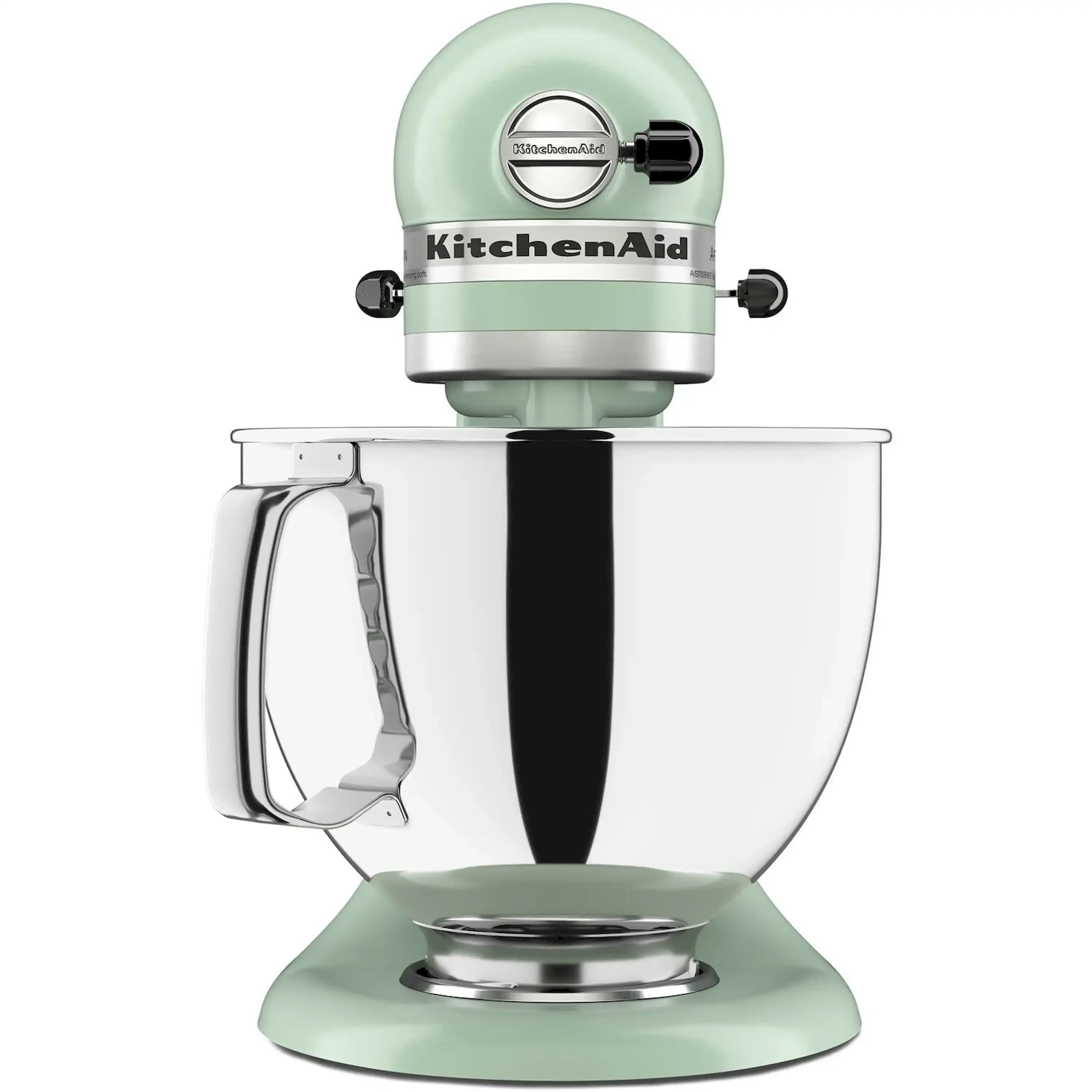 Cardamom tilt-head stand mixer with stainless mixing bowl and flat beater