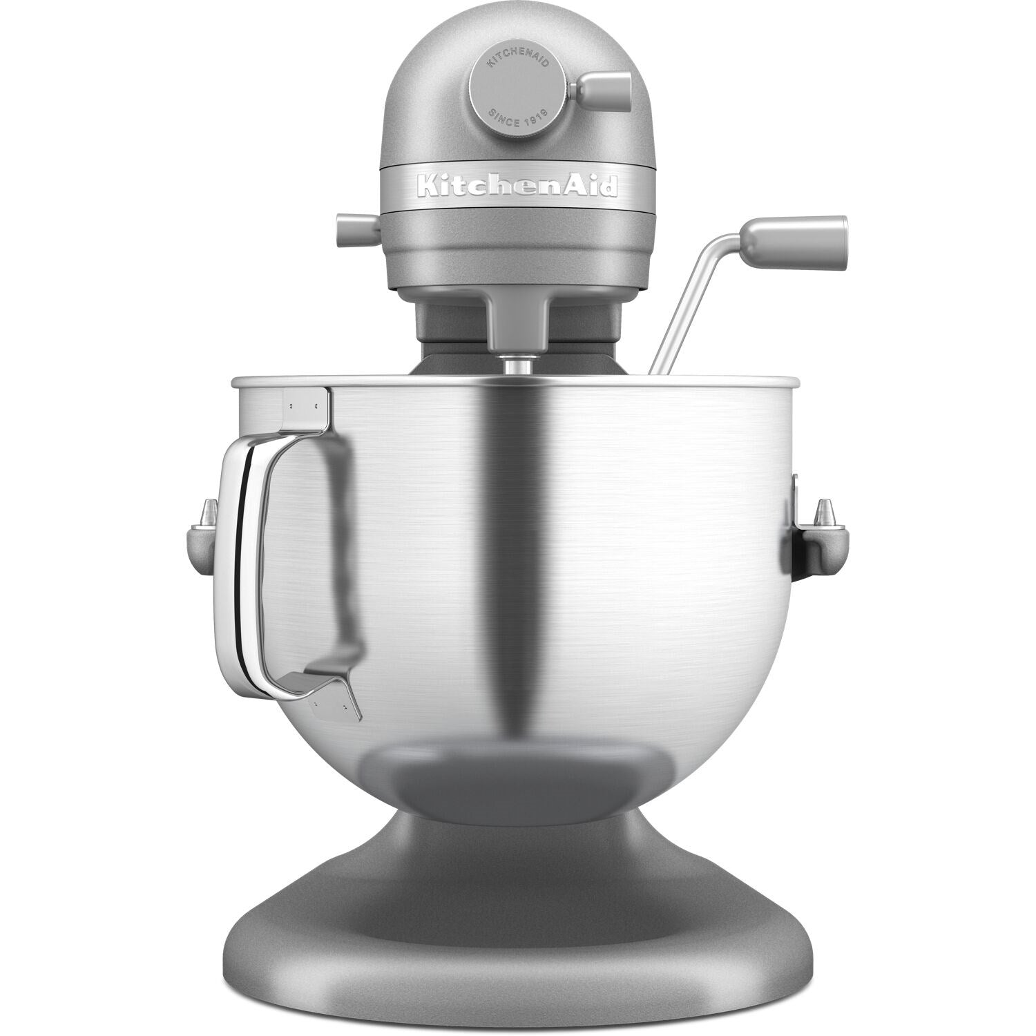 KitchenAid stand mixer with 7-quart bowl lift and flat beater, Contour Silver finish