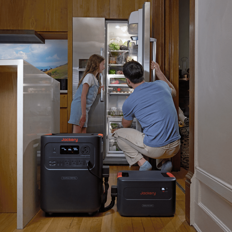 Jackery extra battery packs, black units with display and multiple ports