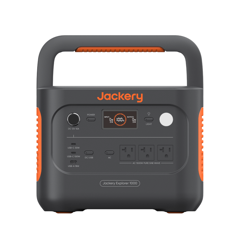 Jackery Explorer 1000 Portable Power Station 1070Wh LiFePO4 Battery, 1