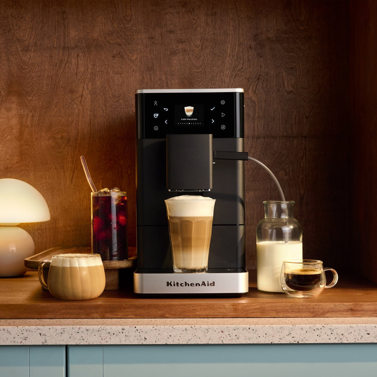 KitchenAid Fully Automatic Espresso Machine KF3 in Black Matte (KES8453BM) - image 10
